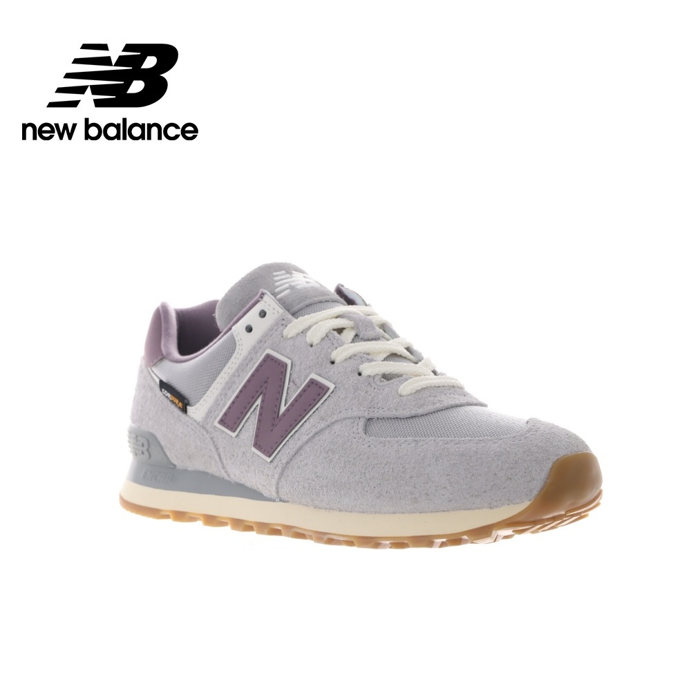 NEW BALANCE UNISEX U574YGD GREY & PURPLE SIZE 12 NEW - Picture 2 of 16